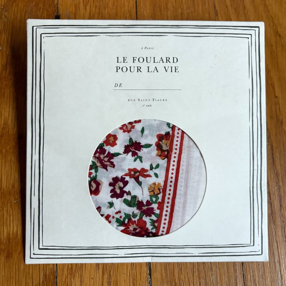 Sézane “Le Foulard Pour La Vie” Floral Scarf